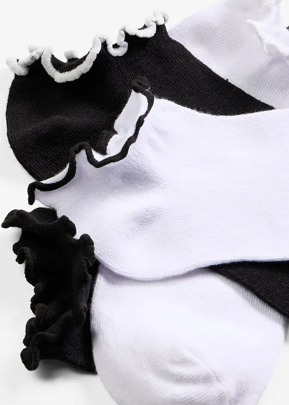 Lot de 8 paires de socquettes coton, bonprix