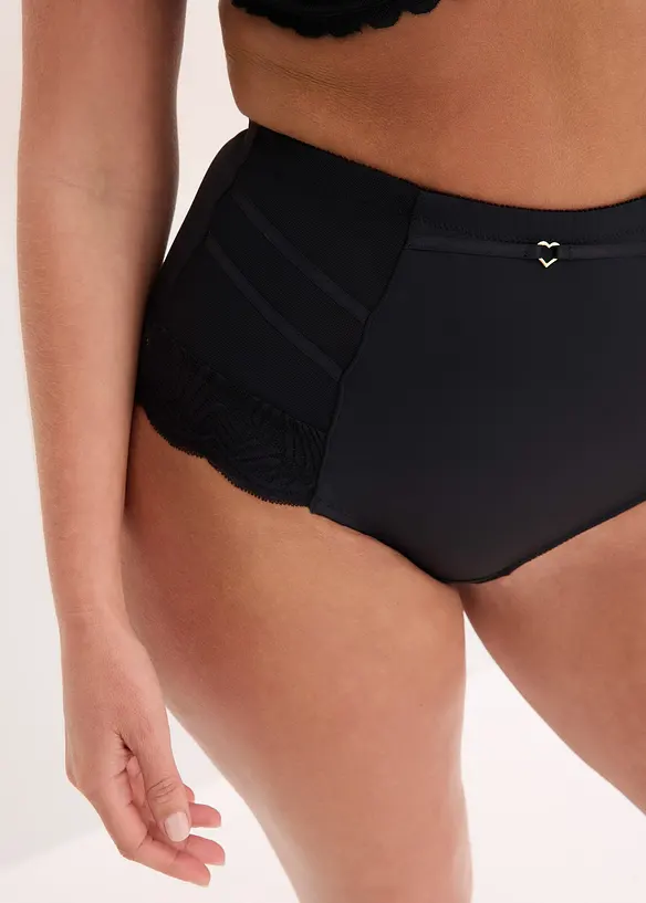 Slip sculptant avec dentelle, maintien mod&eacute;r&eacute;, bonprix