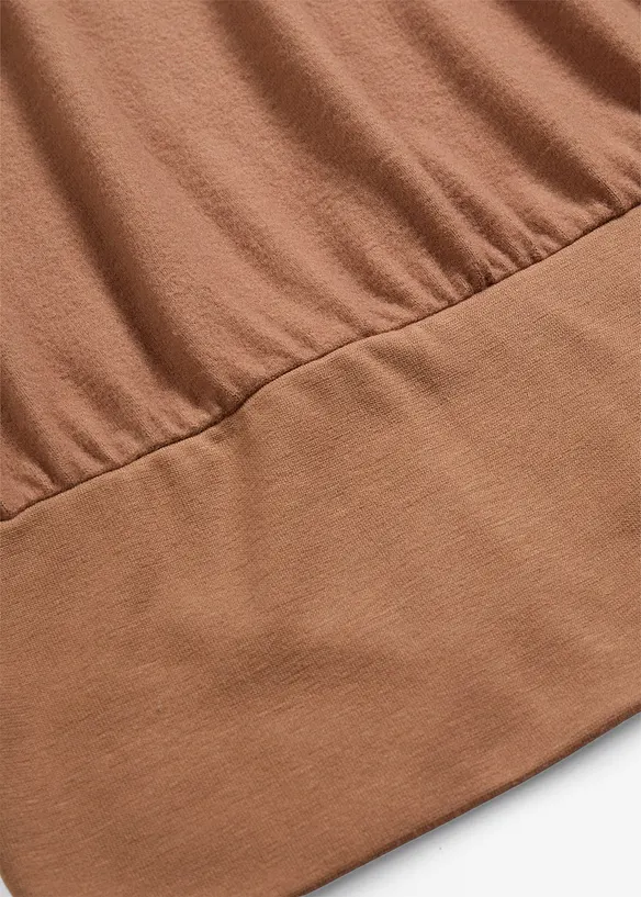 T-shirt manches longues doux avec viscose, bonprix