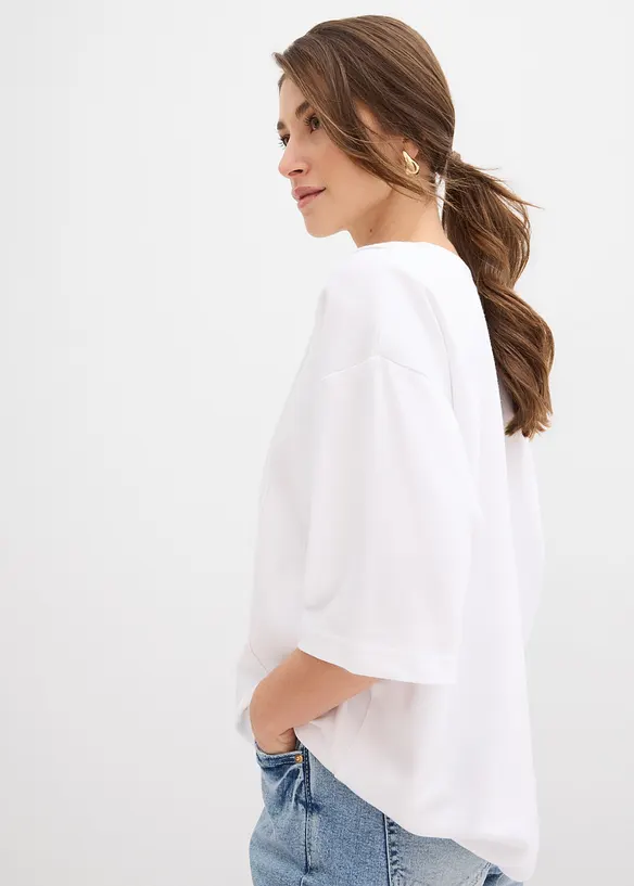 T-shirt oversize 100% coton, bonprix