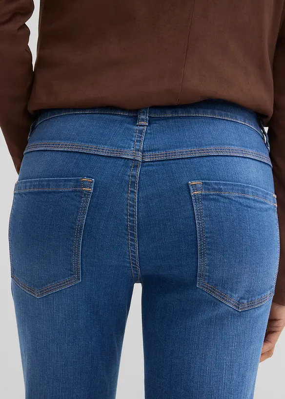 Jean slim taille mi-haute, bonprix