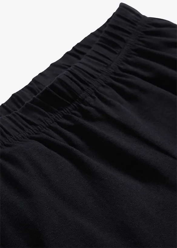 Lot de 5 leggings en coton extensible, bonprix