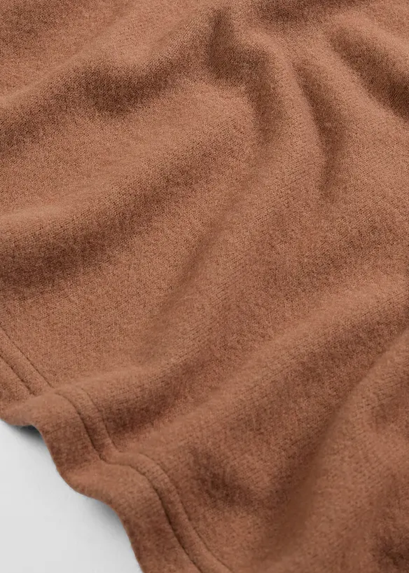 T-shirt manches longues doux en viscose m&eacute;lang&eacute;e, bonprix