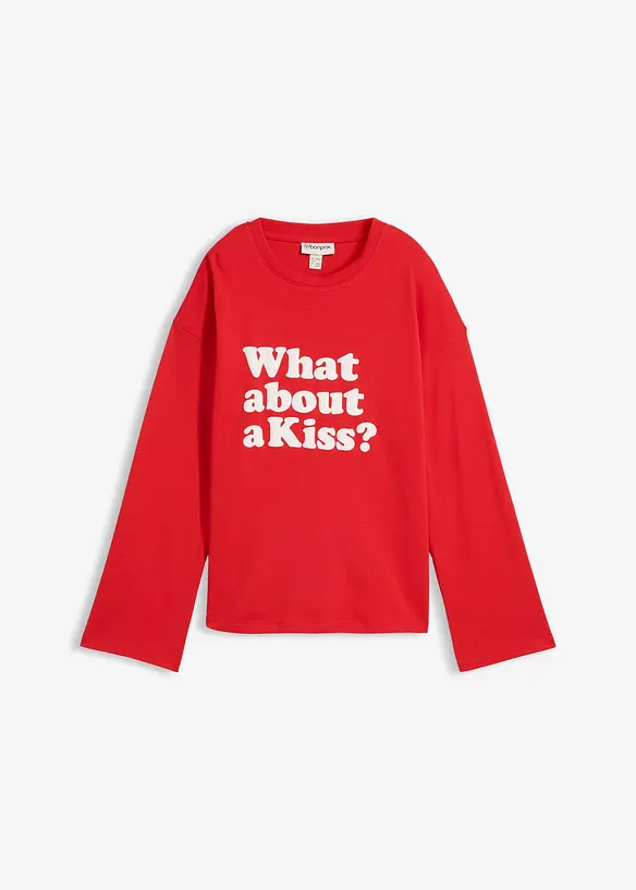 T-shirt manches longues en coton &eacute;pais, bonprix