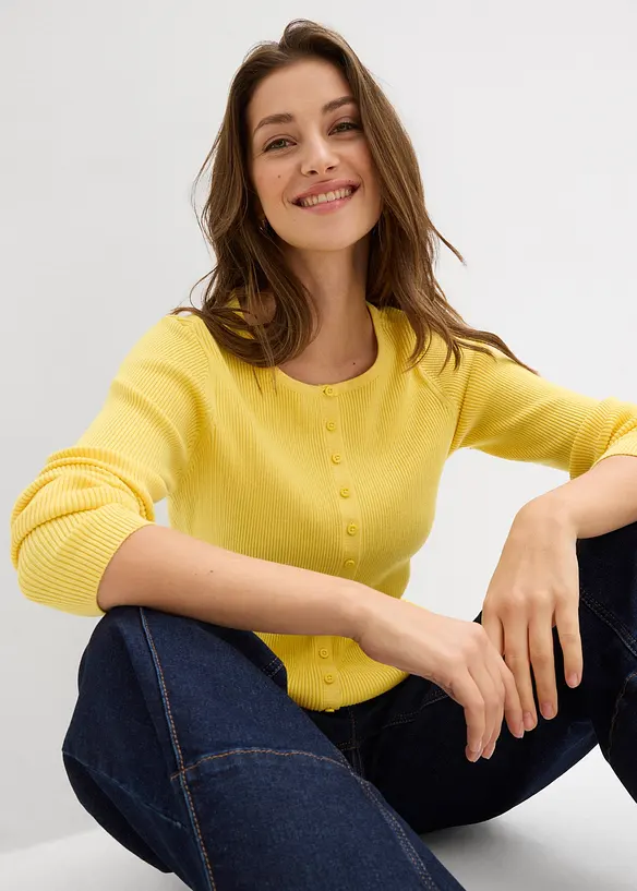 Gilet en fine maille, bonprix