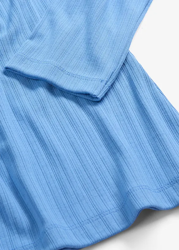 T-shirt manches longues c&ocirc;tel&eacute;, bonprix