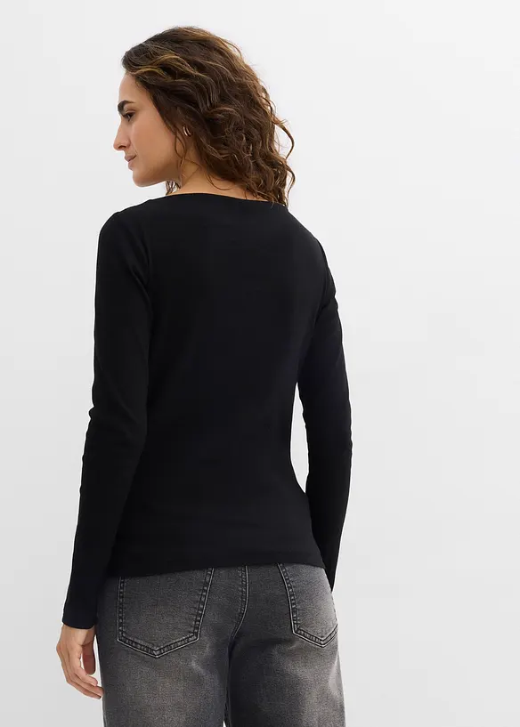 T-shirt c&ocirc;tel&eacute; ajust&eacute;, bonprix