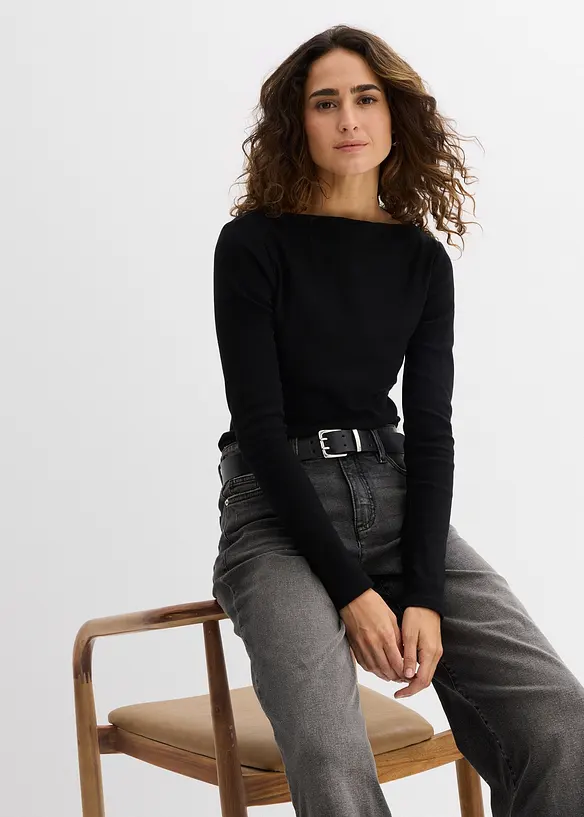 T-shirt c&ocirc;tel&eacute; ajust&eacute;, bonprix