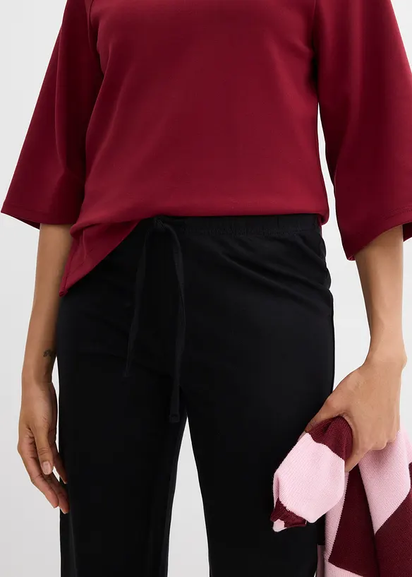 Pantalon de jogging large 100% coton, bonprix