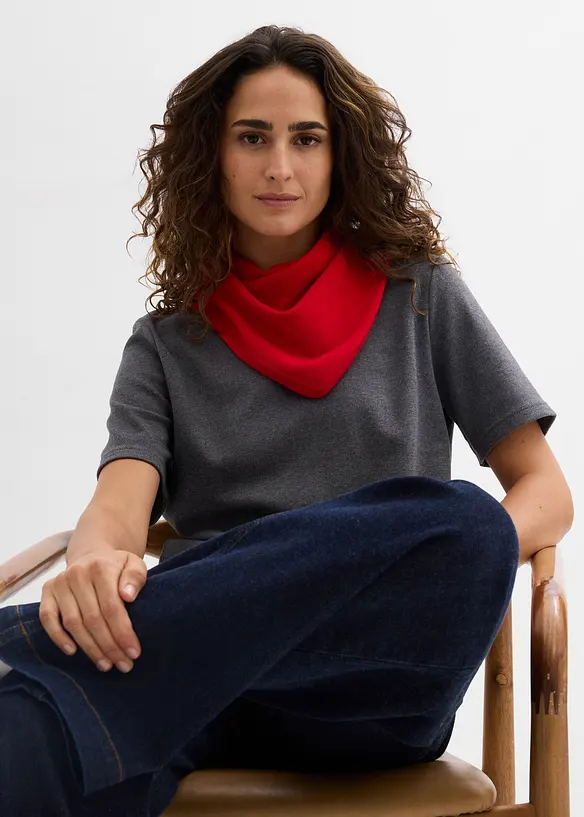 Lot de 2 T-shirts &eacute;pais en jersey 100% coton, bonprix