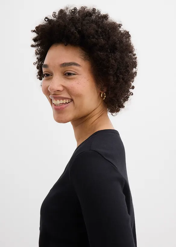 Gilet en jersey &eacute;pais 100% coton, bonprix