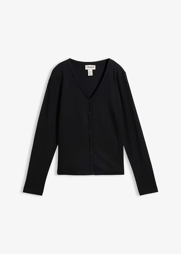 Gilet en jersey &eacute;pais 100% coton, bonprix