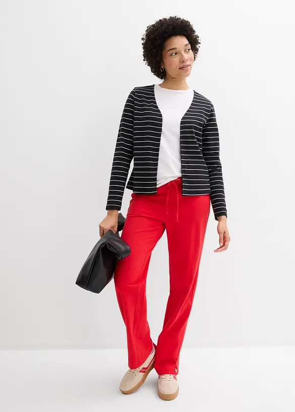 Gilet en jersey &eacute;pais 100% coton, bonprix