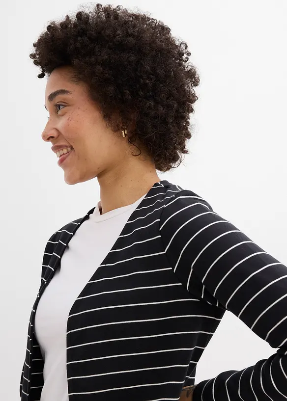 Gilet en jersey &eacute;pais 100% coton, bonprix