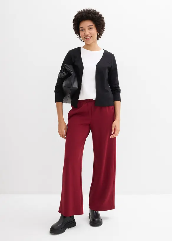 Gilet en jersey &eacute;pais 100% coton, bonprix