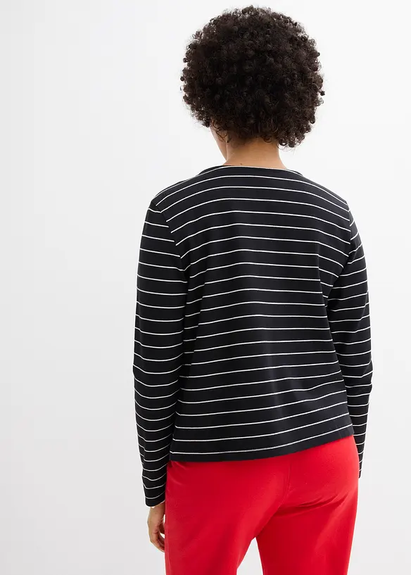 Gilet en jersey &eacute;pais 100% coton, bonprix