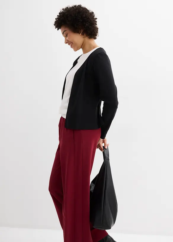 Gilet en jersey &eacute;pais 100% coton, bonprix