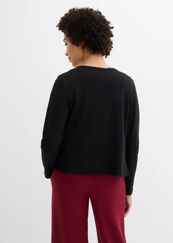 Gilet en jersey &eacute;pais 100% coton, bonprix