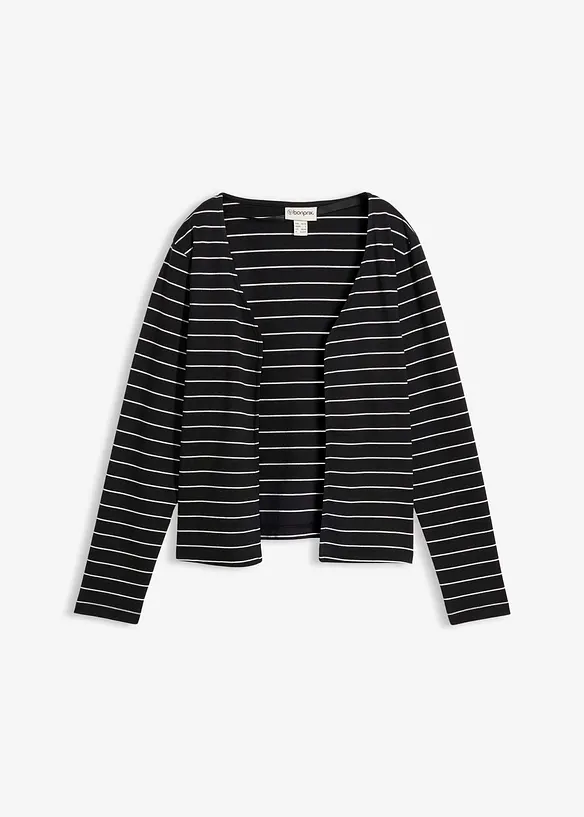 Gilet en jersey &eacute;pais 100% coton, bonprix