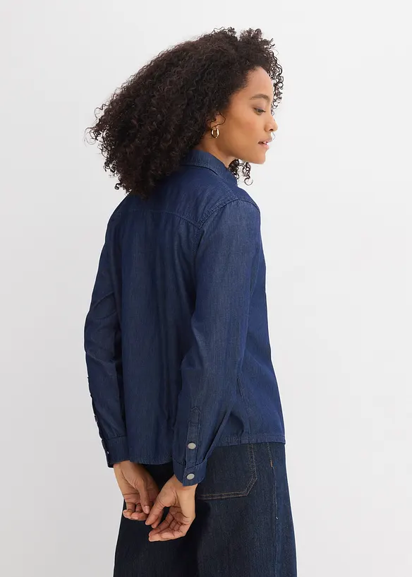 Chemisier oversize en jean, bonprix