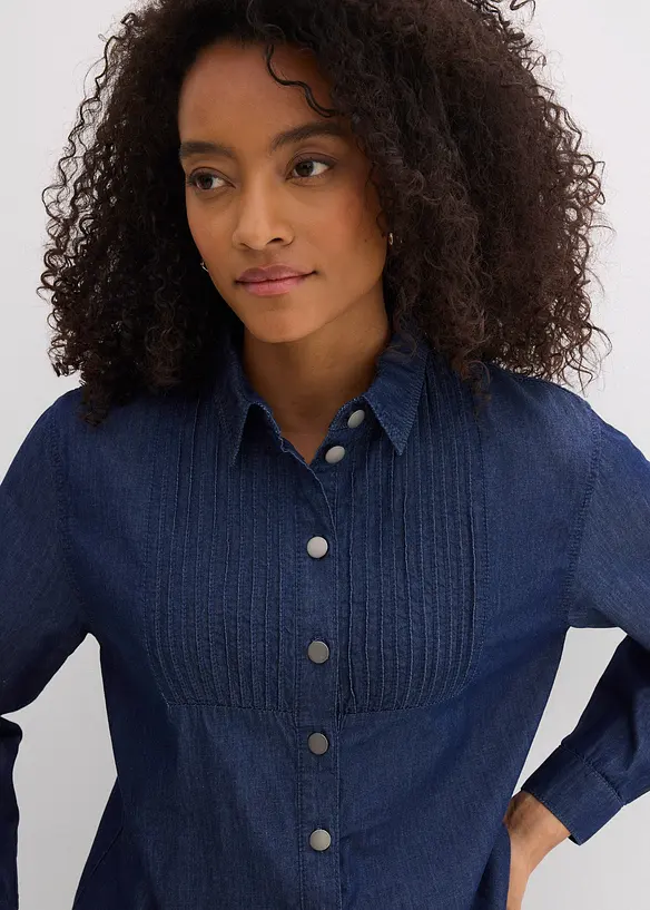 Chemisier oversize en jean, bonprix