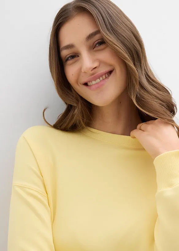 Sweat cintr&eacute; en mati&egrave;re n&eacute;opr&egrave;ne, bonprix