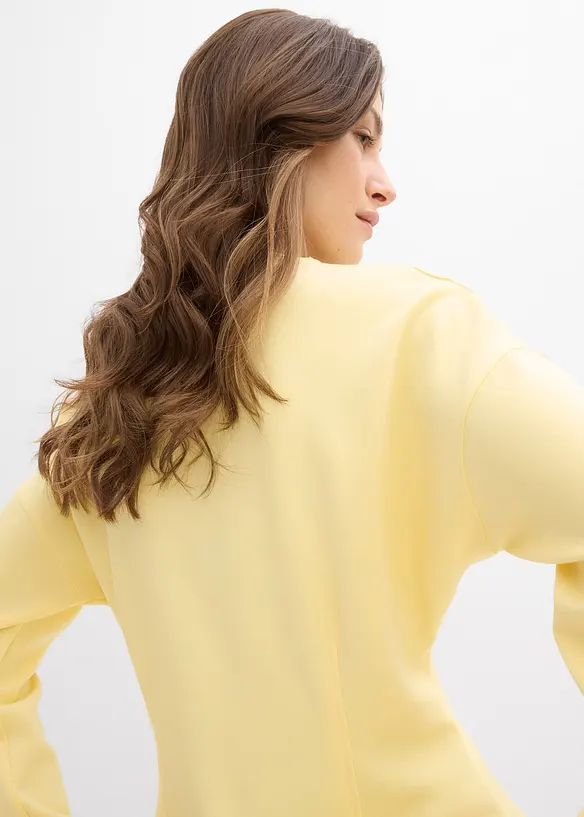 Sweat cintr&eacute; en mati&egrave;re n&eacute;opr&egrave;ne, bonprix