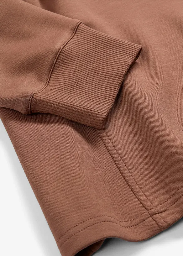 Sweat cintr&eacute; en mati&egrave;re n&eacute;opr&egrave;ne, bonprix