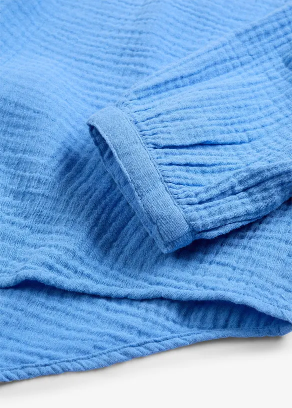 Blouse T-shirt en gaze de coton, bonprix