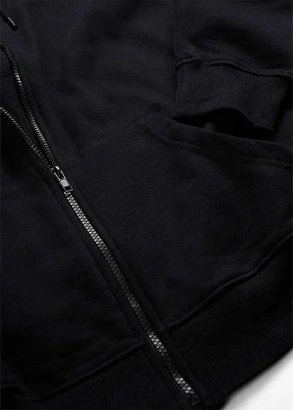 Sweat zipp&eacute; homme en coton avec empi&egrave;cement de portage, bonprix