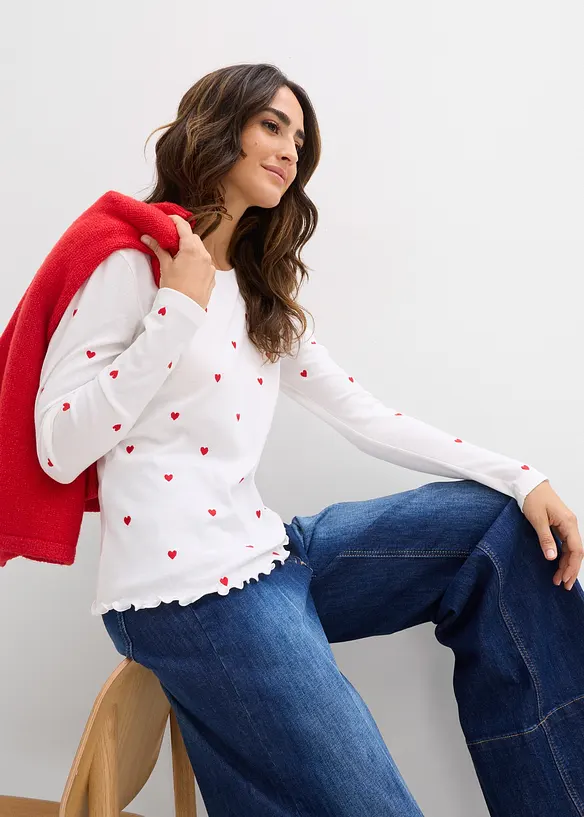 T-shirt manches longues, bonprix