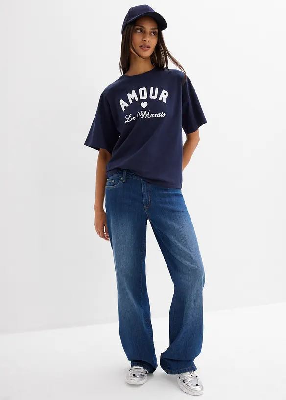 T-shirt en coton extensible, bonprix