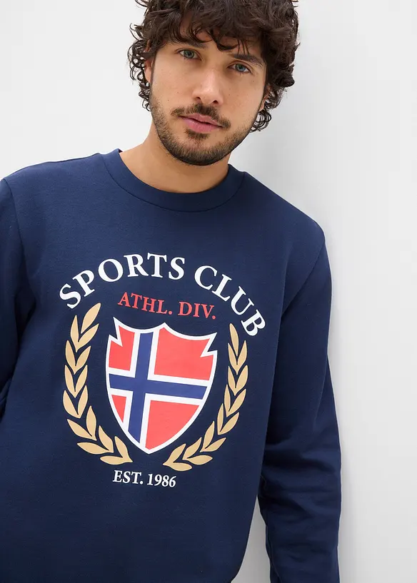 Sweat-shirt 100% coton, bonprix