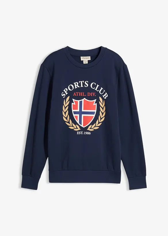 Sweat-shirt 100% coton, bonprix