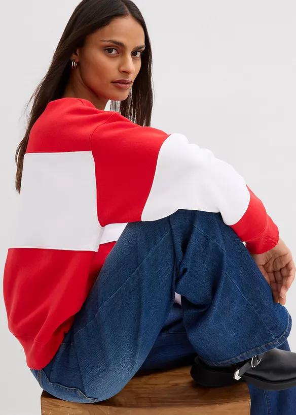 Sweat oversize et doux, bonprix