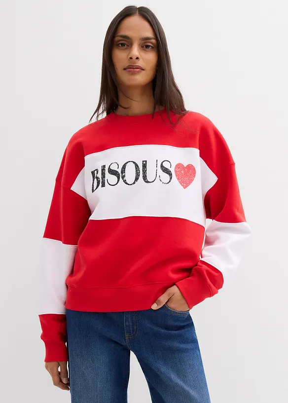 Sweat oversize et doux, bonprix