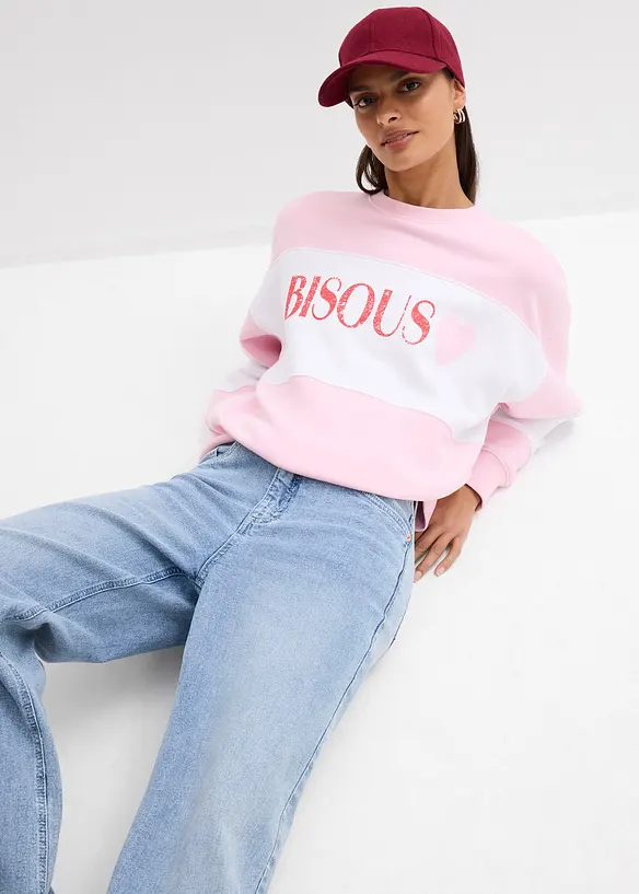 Sweat oversize et doux, bonprix