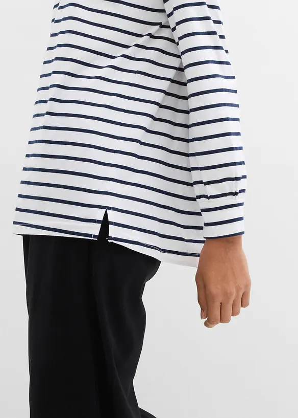 T-shirt manches longues 100% coton, bonprix