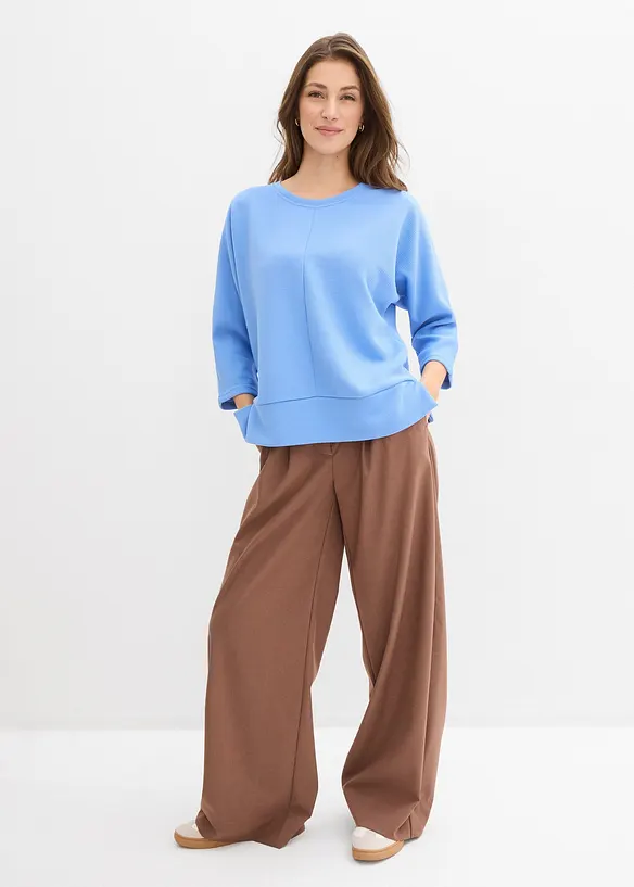 Sweat en mati&egrave;re textur&eacute;e, bonprix