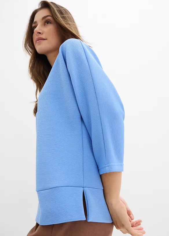 Sweat en mati&egrave;re textur&eacute;e, bonprix