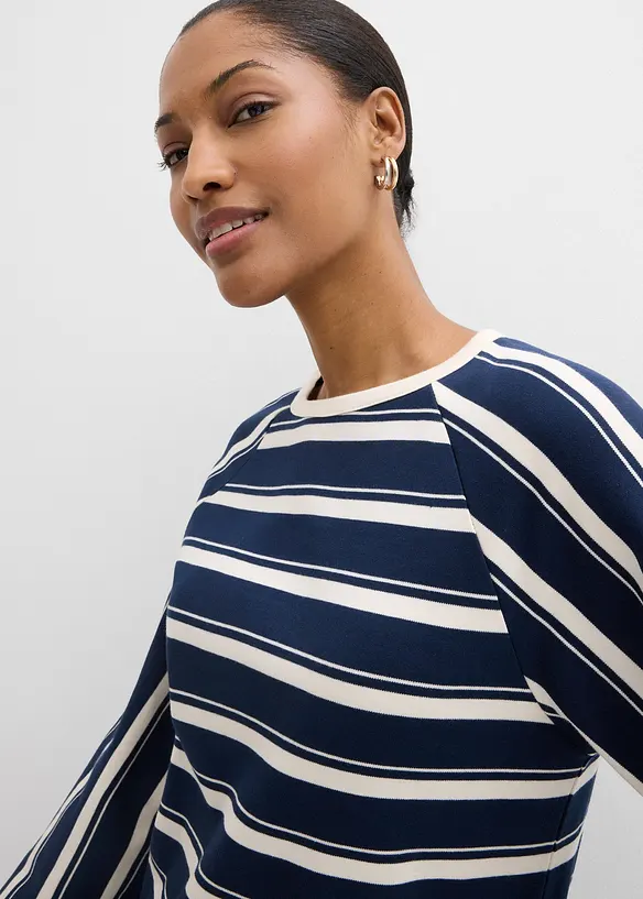 T-shirt manches longues en jersey lourd, bonprix