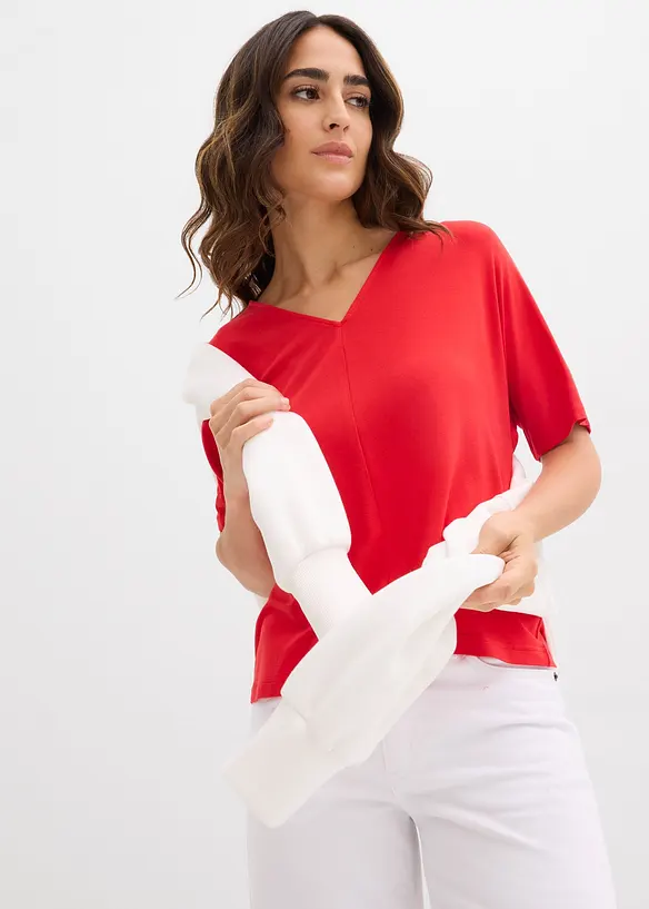 T-shirt en viscose extensible, bonprix