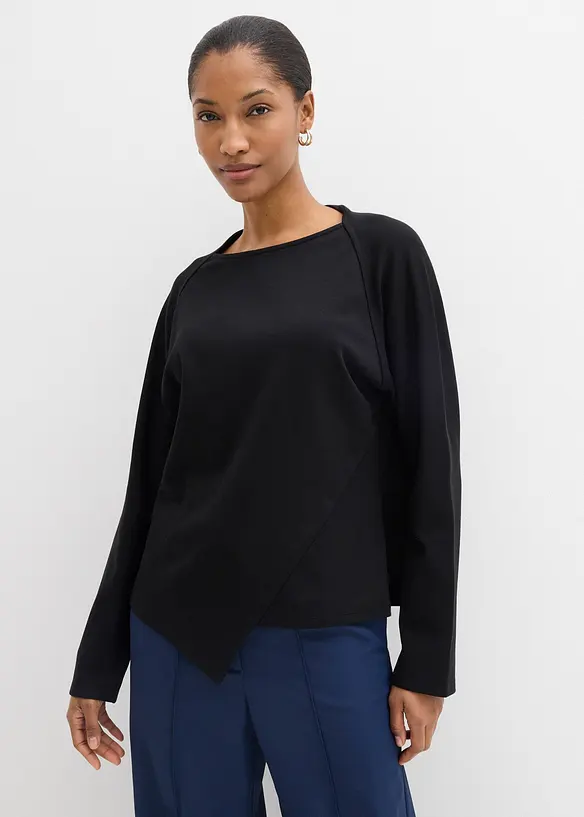 T-shirt manches longues 100% coton, bonprix