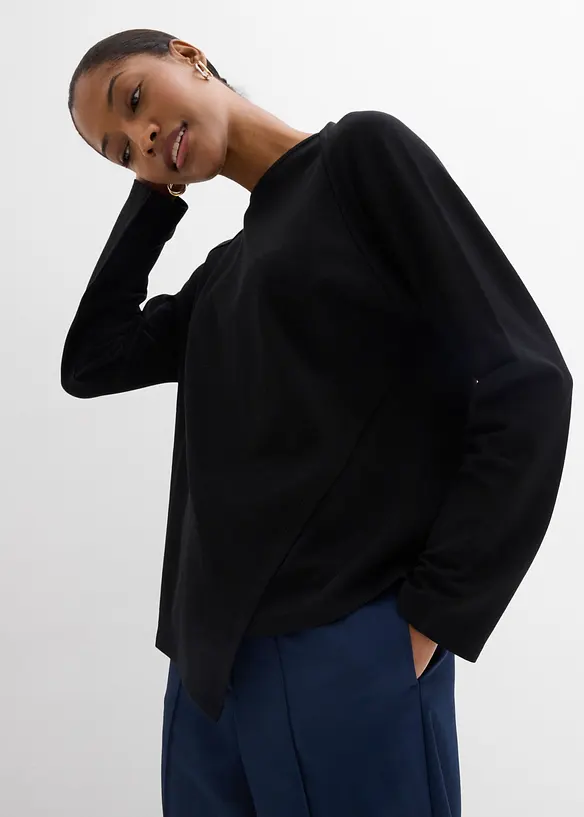 T-shirt manches longues 100% coton, bonprix