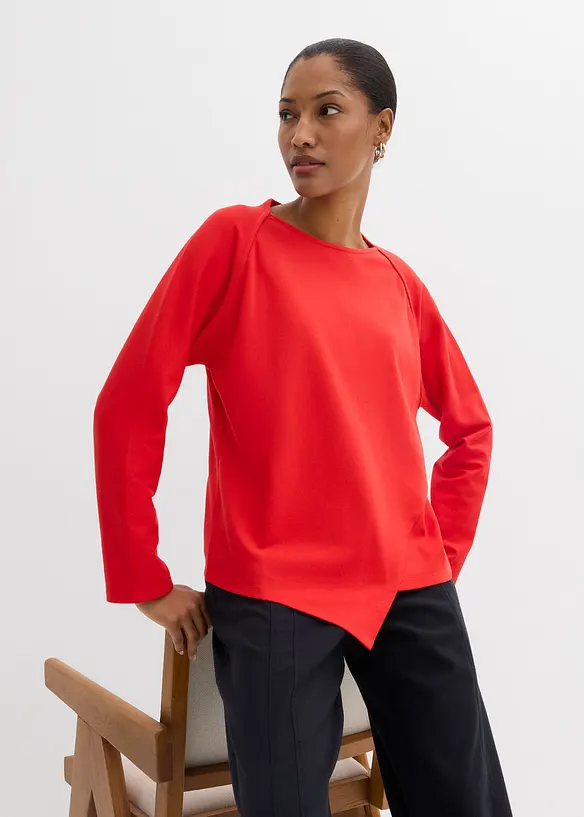 T-shirt manches longues 100% coton, bonprix