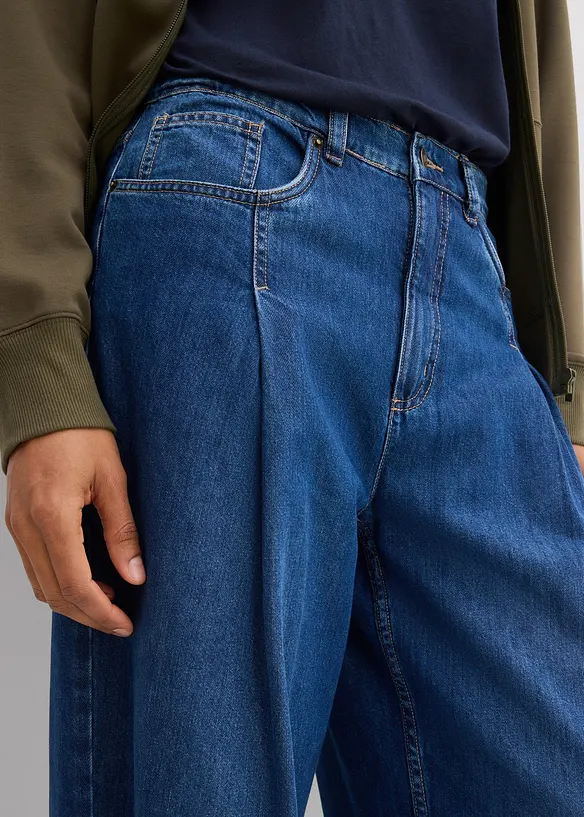 Jean large taille haute, bonprix