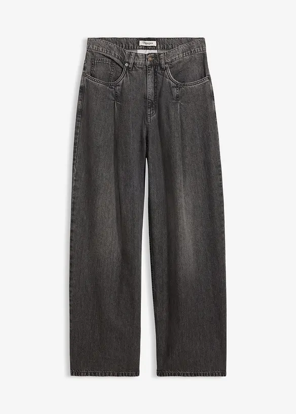 Jean large taille haute, bonprix