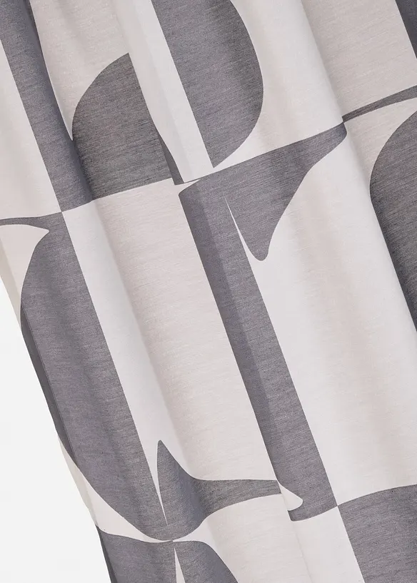 Voilage &agrave; imprim&eacute; graphique (1 pce), bonprix