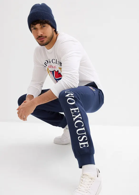 Pantalon de jogging 100% coton, bonprix