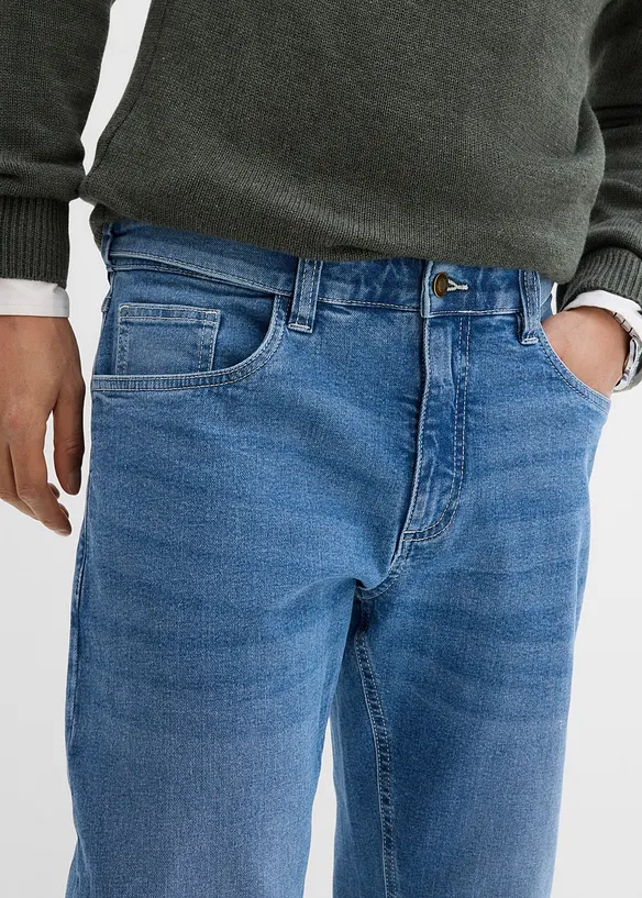 Jean extensible loose, droit, bonprix